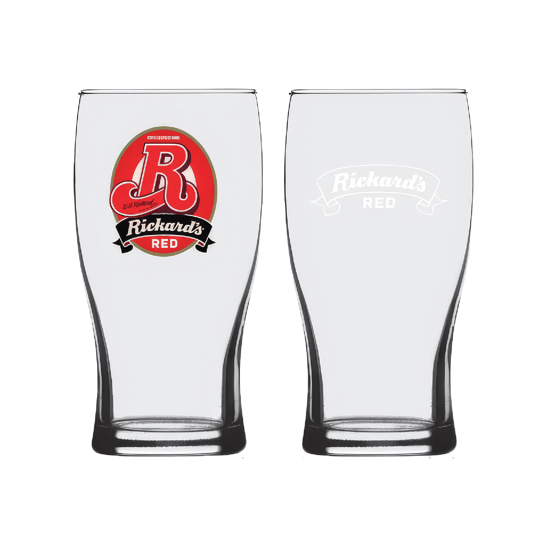 Rickard’s Red – Glassware – 20oz – 24 per case