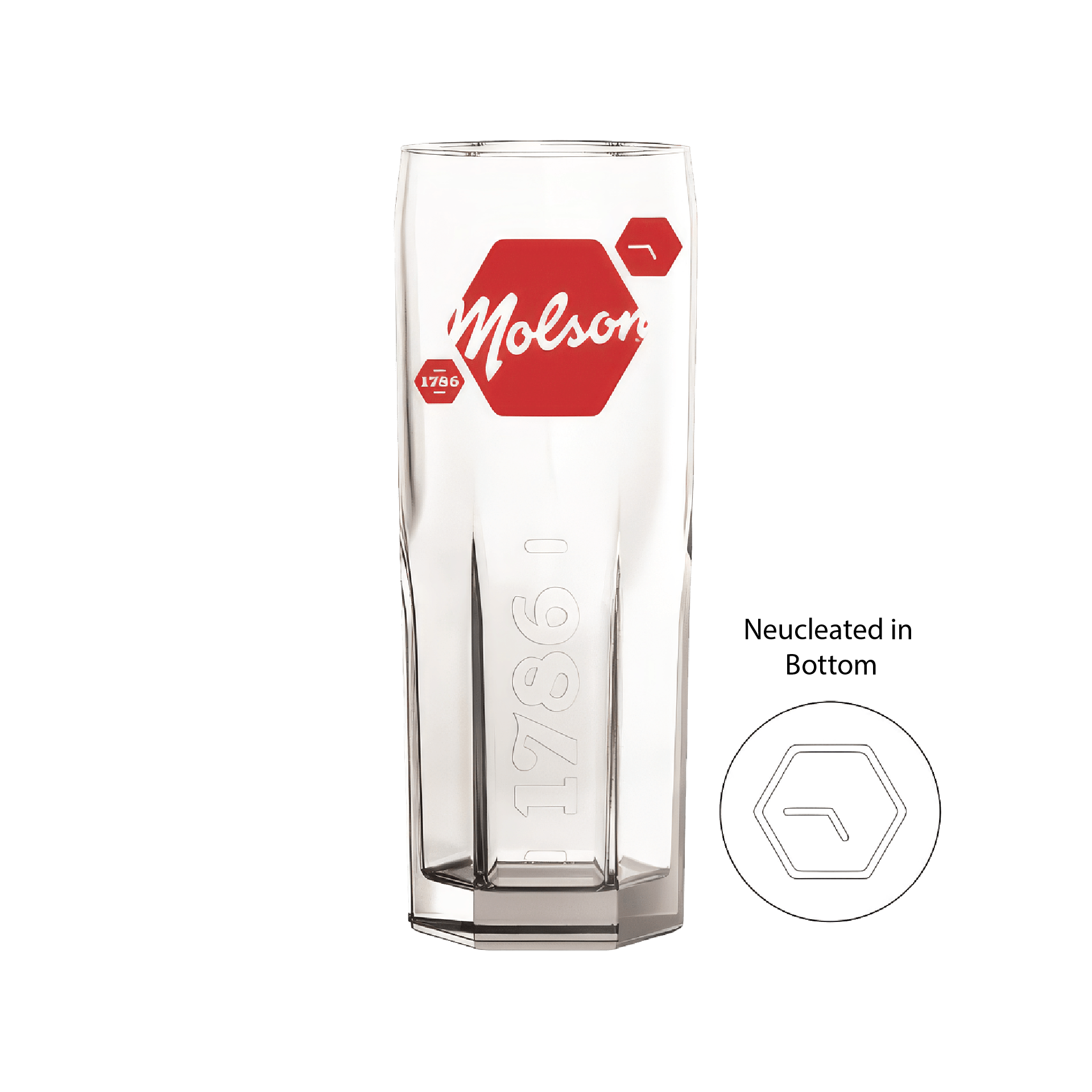 Molson TM – Signature Glass – 20oz – 24 per case